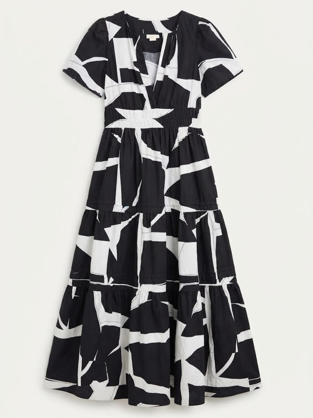 Anthropologie Somerset Elegant Black and White Maxi Dress Size Large